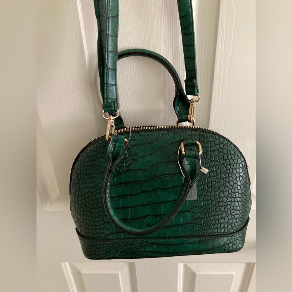 Emerald Green Crossbody Bag